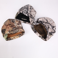 Gorro de Ciclismo de árbol Real personalizado con logotipo estampado, gorro de Calavera, gorro Reversible para montar en bicicleta, gorro para correr, gorro de calavera de alta calidad, gorros de camuflaje