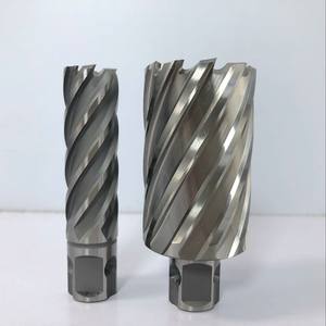 ブローチカッターウェルドンシャンクHSSアンニュラーカッター磁気ベースドリル用スチールコアドリル25mm 35mm 50mm深さ - Product Image 5