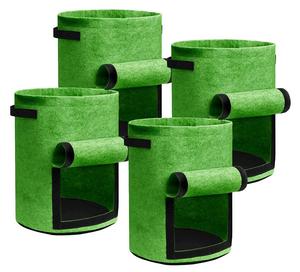 Tùy chỉnh 7 gallon cảm thấy khoai tây phát triển Túi Phát Triển <span class=keywords><strong>container</strong></span> với xử lý truy cập nắp cho rau cà chua cà rốt hành tây cây ăn quả - Product Image 1