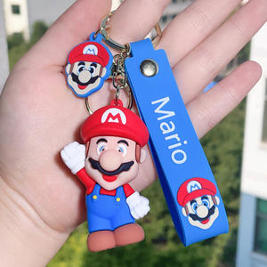 Joylit novedad 3D Anime para Super <span class=keywords><strong>Mario</strong></span> <span class=keywords><strong>Bros</strong></span> llaveros personalizados PVC goma llaveros regalo promocional - Product Image 4