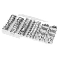 Serre-tuyau réglable en acier inoxydable à vis sans fin 6-29 mm