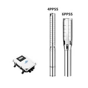 Xrise Model 4PPSS3.0-140-144-1100 Système de pompe à eau solaire DC avec roue en acier inoxydable