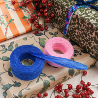 Cordon torsadé biodégradable de couleur naturelle avec un diamètre de 0,3 cm à 0,8 cm, spécifications personnalisées pour l'emballage cadeau et les décorations
