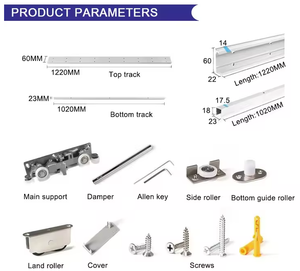 Moderno galleggiante retrò <span class=keywords><strong>porta</strong></span> in legno antico invisibile <span class=keywords><strong>porta</strong></span> fantasma per camera da letto cucina bagno vetro <span class=keywords><strong>porta</strong></span> scorrevole senza tracce - Product Image 4