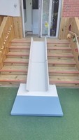 Glissière d'escalier pliable portable pour enfants, pliable, sécuritaire, personnalisable sur les escaliers