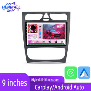 <span class=keywords><strong>Autoradio</strong></span> Henmall 9 pouces <span class=keywords><strong>2</strong></span> <span class=keywords><strong>Din</strong></span>, prise en charge 4G, fonction 360, WiFi intégré, système de navigation GPS, lecteur DVD de voiture pour Benz CLK W209 <span class=keywords><strong>W203</strong></span> - Product Image 1