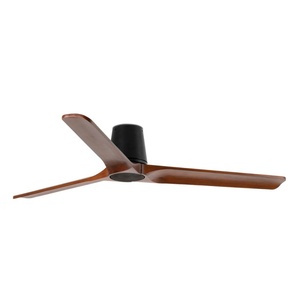 The simplest modern 52 inch <b>ceiling</b> <b>fan</b> <b>with</b> <b>remote</b> control, silence, 3 blades, wooden body, DC motor - smart home <b>fan</b> - Product Image 1