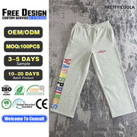 Pantalon de survêtement décontracté gris personnalisé pour homme, 100 % coton, coupe normale, avec cordon de serrage, vente en gros, modèle MP1314