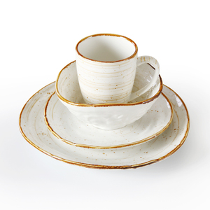 Vaisselle de luxe en porcelaine fine (Bone China) pour restaurant et maison, assiettes et bols, vente en gros d'usine à prix réduit - Product Image 2