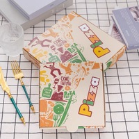 Umweltfreundliche Biologisch Abbaubare Robuste Mehrschichtige Wellpappe-Pizzabox mit Offsetdruck und Folienkaschierung Weiße Einweg-Kartons