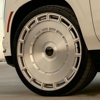 Jantes en aluminium 6061-T6 forgées pleine face, jantes de luxe pour SUV, 22, 24, 26 pouces, jantes en alliage monobloc personnalisées, pièces détachées d'usine