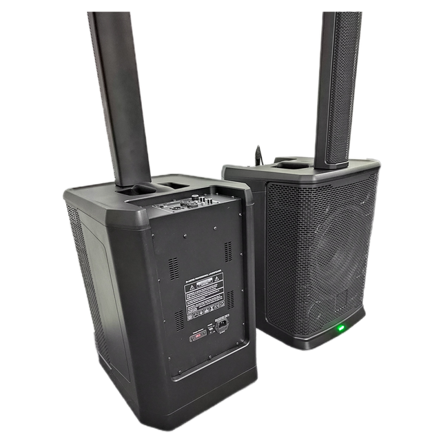 2025 New Arrival Professional 12-Inch Portable Neodymium 400W DSP Audio Sound Column PA Active Speaker System with for
