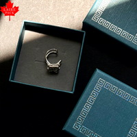 Boîte à bijoux carrée classique Laire, motif uni, boîte de rangement sans fermeture pour bagues, colliers, bracelets, badges