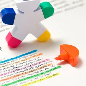 Custom Logo Human Shaped Highlighter <b>Pen</b> <b>Multi</b> <b>Color</b> Office Stationery Gift for Trade Show Giveaways - Product Image 5