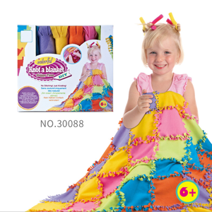 Jeu de tissage manuel DIY pour enfants, jouet éducatif, couverture en tissu à nouer soi-même - Product Image 4
