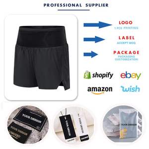 Wholesale New Design Absorb Sweat Breathable 92% Polyester and 8% Spandex Quick Dry Fabric Mens Workout Short for Gym <b>Running</b> - Product Image 3