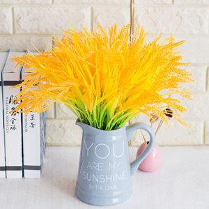 Direct usine, <span class=keywords><strong>Bouquet</strong></span> <span class=keywords><strong>de</strong></span> tiges <span class=keywords><strong>de</strong></span> <span class=keywords><strong>blé</strong></span> et <span class=keywords><strong>de</strong></span> riz artificielles, dorées naturelles, durables, pour <span class=keywords><strong>mariage</strong></span> - Product Image 2
