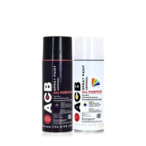 Pintura en Aerosol para Autos, Color Negro, Blanco, Plateado, Rojo, Azul, Morado, Imprimación - Product Image 2