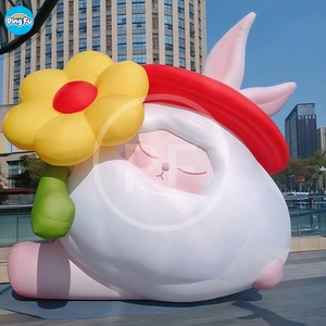 Eventos inflables para fiestas Decoraciones inflables Muñeca de ancianos Modelo de personaje de dibujos animados Eventos promocionales personalizados para interiores y exteriores - Product Image 5