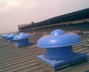 Ventilador de Flujo Axial de Techo de 380V CA, 1000mm, 36 Pulgadas, de Acero al Carbono y FRP, para Turbinas Eólicas Industriales, Extracción de Humo y Ventilación - Product Image 5