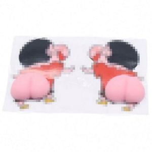Cartoon Cute Butt Car <b>Door</b> Anti-collision Rubber Strip Sticker Silicone Car Side Rearview <b>Mirror</b> Bumper Stickers Auto Decoration - Product Image 3