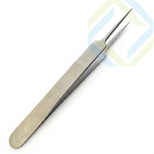 Pinzas Curvas Puntiagudas para Cejas, Pinzas de Precisión Duraderas de Acero Inoxidable, Venta al por Mayor - Product Image 1