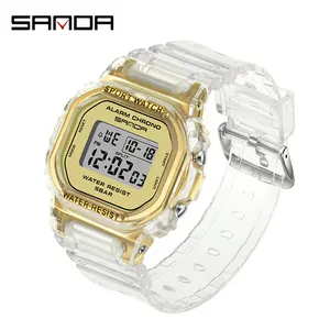 SANDA Hot Sell G style Sport Watch Multi-function Men's Waterproof Wrist Watch Fitness Digital Ms Watch Alarm Timer Clock