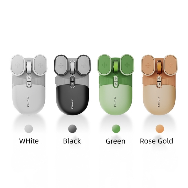 Hot AI Intelligent Voice Tri-mode Rechargeable Mouse Voice-activated Multi-language Translation Wireless Mouse