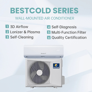 Climatiseur domestique 60Hz/50Hz, mini-split vert 2 CV, pompe à chaleur, climatiseur à onduleur avec télécommande - Product Image 6