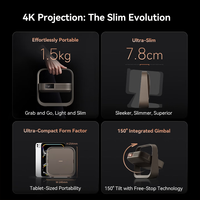 Mini projecteur intelligent portable Z9X 4K, vidéo Android, projecteur mini, projecteur intelligent pour TV, projecteur de cinéma 4K, projecteur extérieur