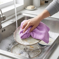 Paños de Pulido para Muebles Multisuperficie Duraderos al por Mayor para Servicios Profesionales de Limpieza y Mantenimiento, Toalla de Microfibra