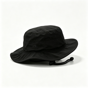 Chapeau Bob Unisexe à Large Bord avec Logo Personnalisé, Séchage Rapide, Toile Polyester, Coupe-Vent, Sangle Mentonnière, Protection UV, Idéal Randonnée - Product Image 2