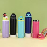 Bouteille Sportive Isotherme en Acier Inoxydable Personnalisable avec Logo d'Usine, 16oz-32oz, Anti-Fuite, Idéale pour la Salle de Sport, les Activités de Plein Air et les Cadeaux