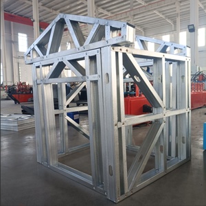 เครื่องขึ้นรูปอัตโนมัติพร้อมชุดเกียร์ PLC สำหรับผนังเหล็กชุบสังกะสีสำหรับบ้านวิลล่าโครงสร้างเหล็กเบา - Product Image 5