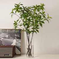 Fleur artificielle en soie Behan Mei Ma Drunk Wood, plante verte artificielle, 80 cm, décoration murale suspendue, décoration intérieure, salon, vente en gros