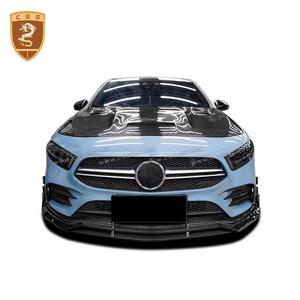 Nuovissimi Canard per Paraurti Anteriore e Diffusore per Paraurti Posteriore in Fibra di Carbonio <span class=keywords><strong>a</strong></span> Secco per Kit Carrozzeria Mercedes Benz <span class=keywords><strong>Classe</strong></span> <span class=keywords><strong>A</strong></span> <span class=keywords><strong>AMG</strong></span> A35 - Product Image 1