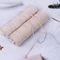 Rouleau de fils de coton tressés écologiques de haute qualité, mèche de bougie en coton longue et stable