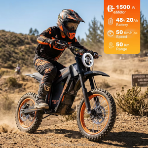 Motocicleta Eléctrica Todoterreno WISH 01 SE, 1500W, 48V, 20AH, 50km, Moto Eléctrica, Motocicleta Eléctrica de Cross - Product Image 1