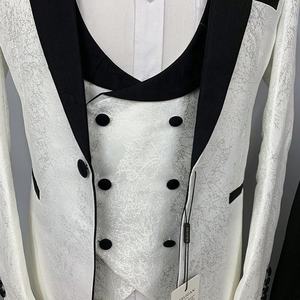 Jas Pria 3 Potong Slim Fit untuk Pria Jas Double Breasted untuk Pernikahan dan Pesta - Product Image 2