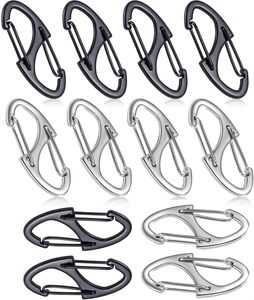 Pcs Black Silver Zipper Clip Anti Theft Deterrent <b>Dual</b> Opening Safety Zipper <b>Locks</b> Pull Replacement For Backpacks Camping Suitca - Product Image 1