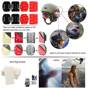 219 Trong 1 Hành Động Máy Ảnh Phụ Kiện <span class=keywords><strong>Kit</strong></span> Cho <span class=keywords><strong>GoPro</strong></span> Anh Hùng 13 12 11 10 9 8 7 6 5 4 3 Max Đen Bạc DJI Osmo 5 Pro 4 3 2 Insta360 X5 - Product Image 3