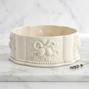 Grand bougeoir de mariage <span class=keywords><strong>en</strong></span> céramique, gaufré, élégant, à 3 mèches, <span class=keywords><strong>en</strong></span> forme de pot, pour église, vente <span class=keywords><strong>en</strong></span> gros - Product Image 2