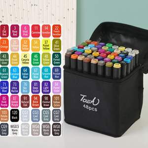 Professional Student Drawing Pens <b>Art</b> Markers 24/60/80/100/168 Colors Alcohol Based Ink Dual Head <b>Art</b> Drawing Marker - Product Image 2