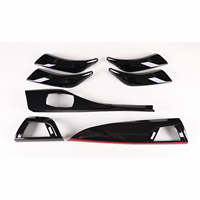 Couvre-tableau de bord en plastique ABS, suède et carbone mat et fibre de carbone véritable pour BMW Série 1 F20 F21 pré-LCI