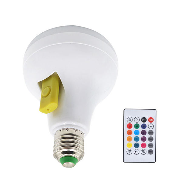 Music Remote Control Dimming Rgb Smart LED Light Bulb Wedding Party Smart Home E27 Interface Wireless Speaker Night Lamp