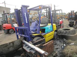 Carretilla elevadora diésel Komatsu de 2,5 toneladas con motor de camión de Komatsu usado 2.5ton Fd25 Komatsu 3t carretilla elevadora diésel de 5 toneladas Fd100 - Product Image 4