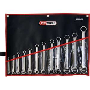 KS TOOLS - 920.0450 ULTIMATEplus Jeu de clés à douille double, droites (12 pcs) - EAN 4042146292150 WRENCHES RING WRENCHES - Product Image 2