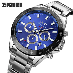 SKMEI-Reloj de pulsera de acero inoxidable 9259 para hombre, cronógrafo <span class=keywords><strong>Original</strong></span> de marca de lujo - Product Image 5