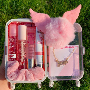 Maleta de plástico cuadrada Mini de lujo al por mayor, equipaje, logotipo personalizado, caja de embalaje de pestañas vacía, Etiqueta Privada, estuche de brillo de labios - Product Image 1