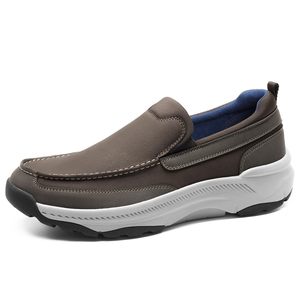 Chaussures de marche à enfiler pour hommes, mocassins décontractés respirants, chaussures confortables légères à bout rond pour un usage quotidien - Product Image 1